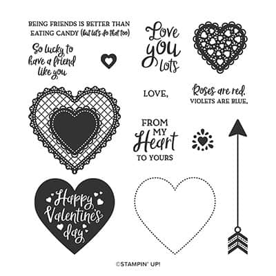 "Heartfelt Photopolymer Stamp Stampin Up! Candi Suriano"