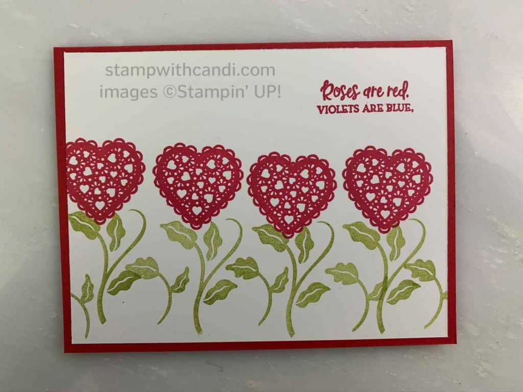 "Heartfelt, Heart To Heart, Stampin' Up!, Candi Suriano"