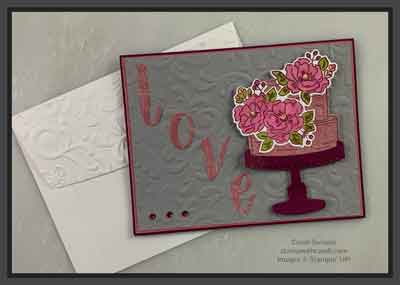 "Happy Birthday to You, Birthday Die, Parisian Flourish Embossing Folder, Candi Suriano"