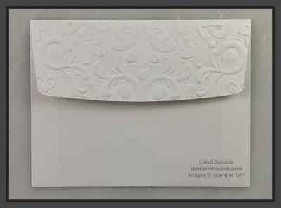 "Parisian Flourish Embossing Folder, Stampin' Up!, Candi Suriano"