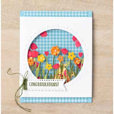 "Sending Flowers Dies, Coordination, Stampin' Up!, Candi Suriano"