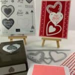 "Stitched Be Mine Dies, Stampin' Up!, Candi Suriano"