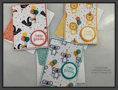 "Birthday Bonanza, Stampin' Up!, Candi Suriano"