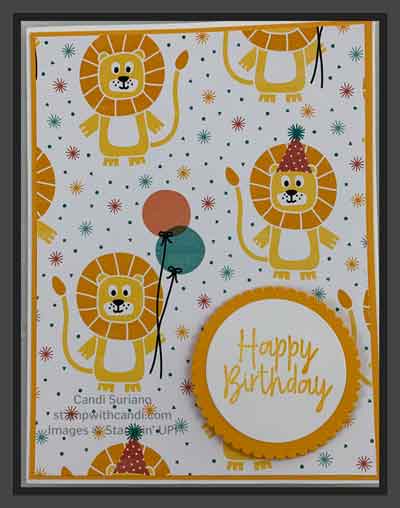 "Birthday Bonanza,  Stampin' Up!, Candi Suriano"