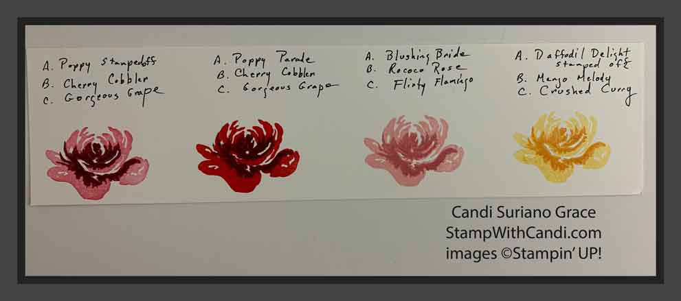 'All Things Fabulous Color Combiniations, Stampin Up!, Candi Suriano"