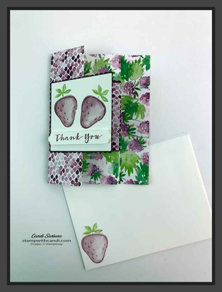 "Sweet Strawberry, Berry Blessings, Stampin' Up!, Candi Suriano"