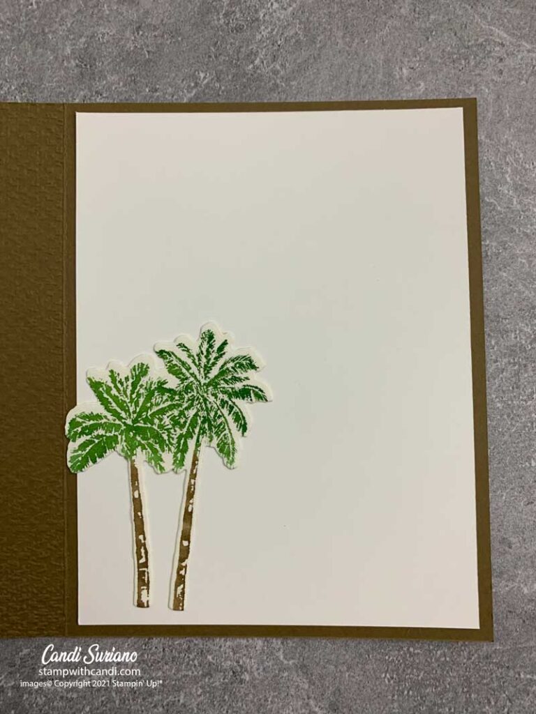 Timeless Tropical Inside of Card, Candi Suriano, Stampin' Up!"