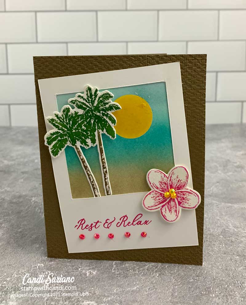 Timeless Tropical, Candi Suriano, Stampin' Up!"