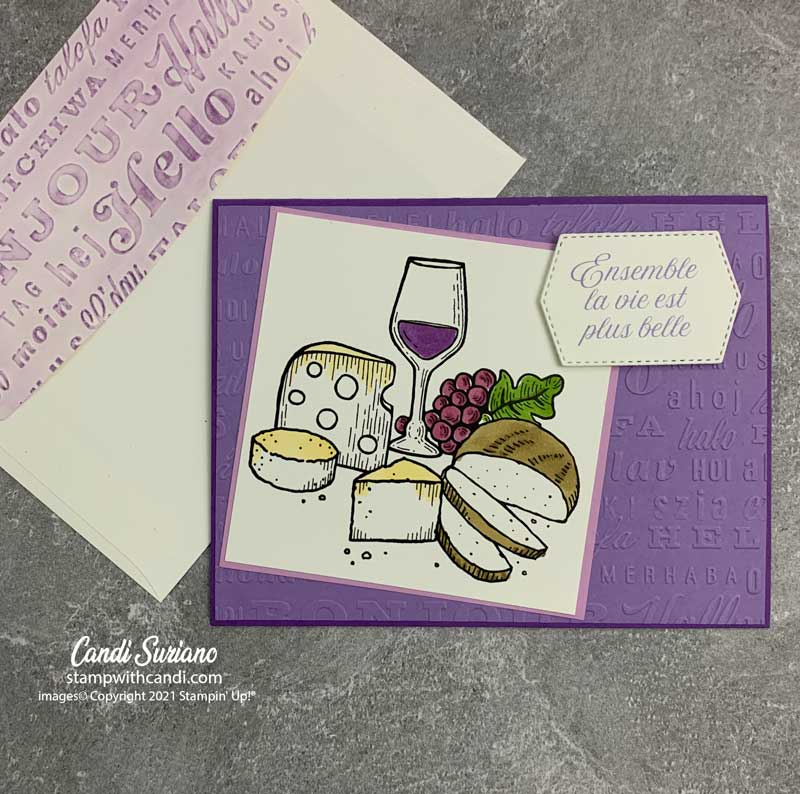 "United Through Creativity with Envelope, Candi Suriano, Stampin' Up!"