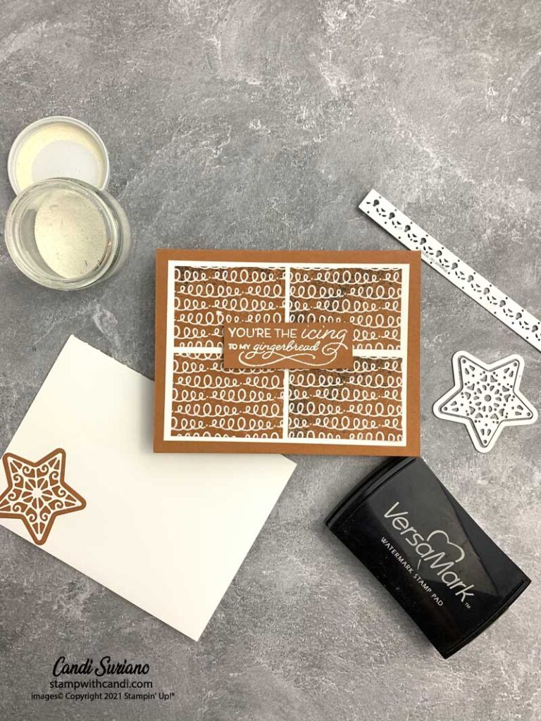 "Gingerbread Flat, Candi Suriano, Stampin' Up!"