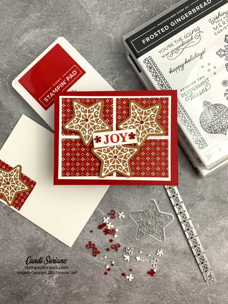 "Gingerbread & Peppermint Flat, Candi Suriano, Stampin' Up!"