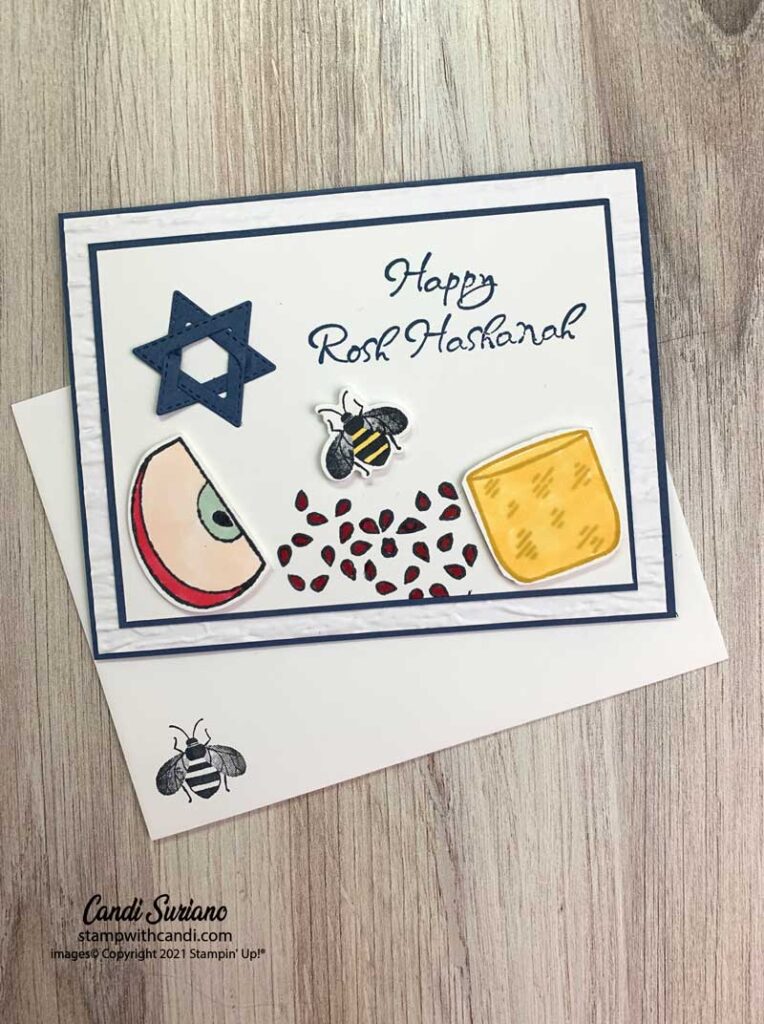 "Rosh Hashanah Envelope, Candi Suriano, Stampin' Up!"