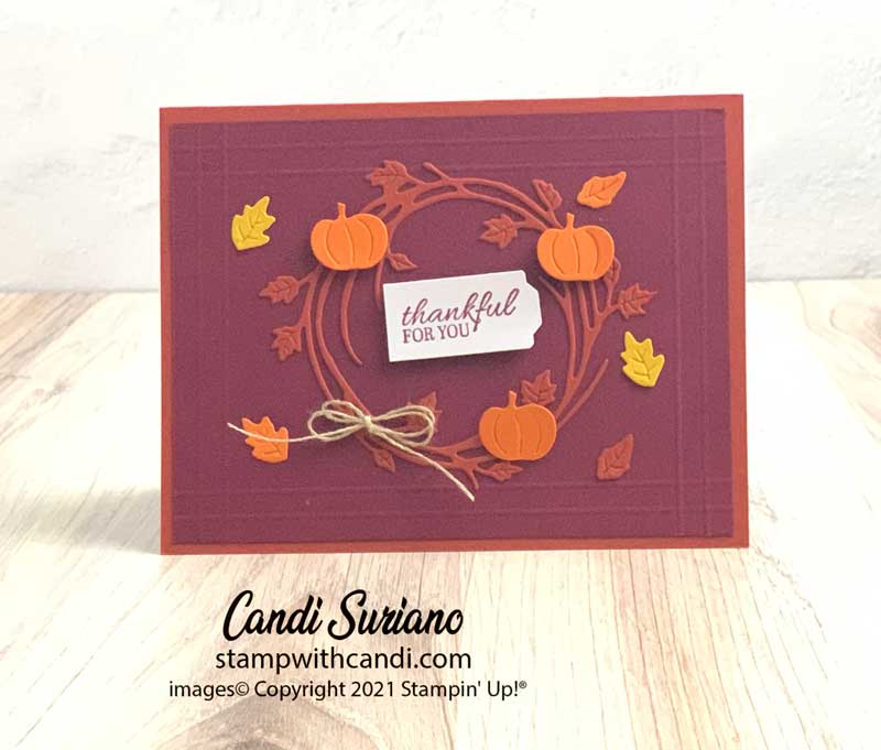 "SparkleOfTheSeason, SeasonalDies, Front, Candi Suriano, Stampin' UP!"