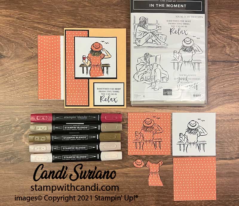 "DSP Techniques Card2 Flat, Candi Suriano, Stampin' Uo!"