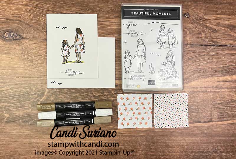 "DSP Techniques Card 1 Flat, Candi Suriano, Stampin' Uo!"