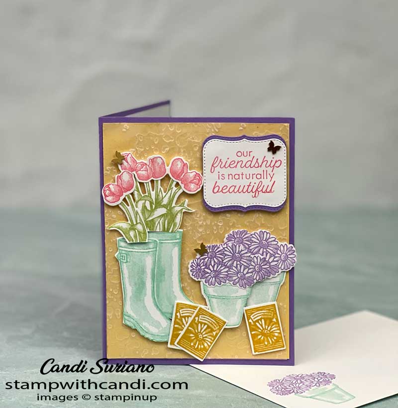 "Flowering Rainboots, Candi Suriano, Stampin' Up!"