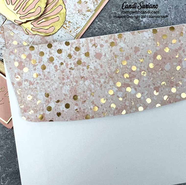 "Quilted Season Of Chic Envelope, Candi Suriano, Stampin' Up!"