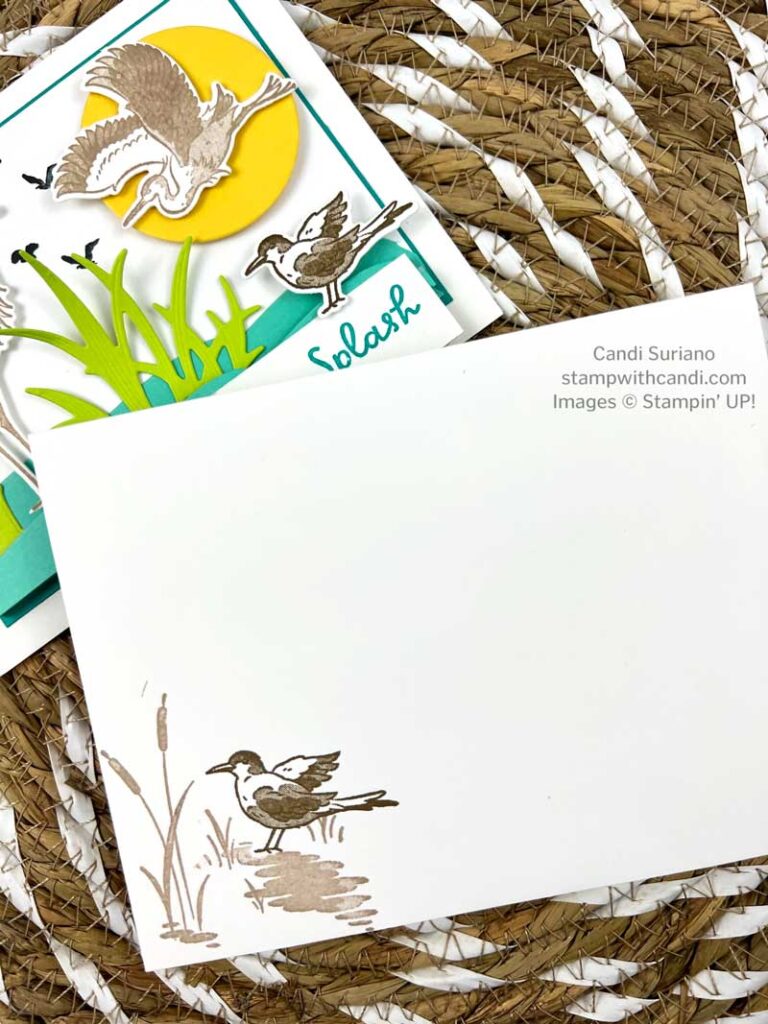 "Heron Habitat Envelope, Candi Suriano, Stampin' Up!"