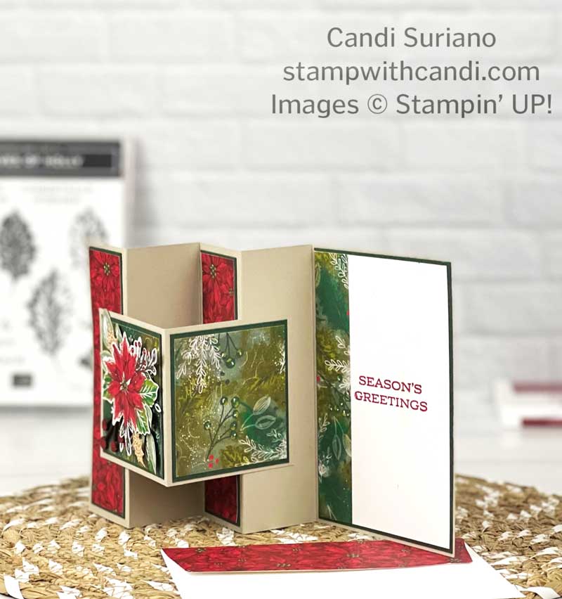 "Boughs of Holly Christmas in July Inside, Candi Suriano, Stampin Up!"