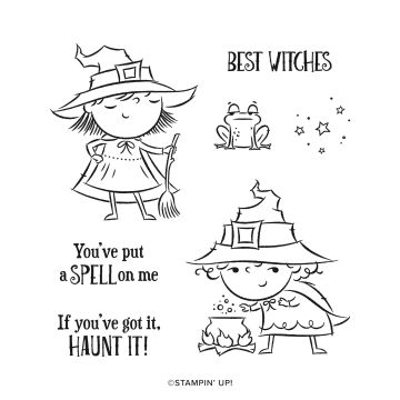 "Best Witches, Stampin' Up!"