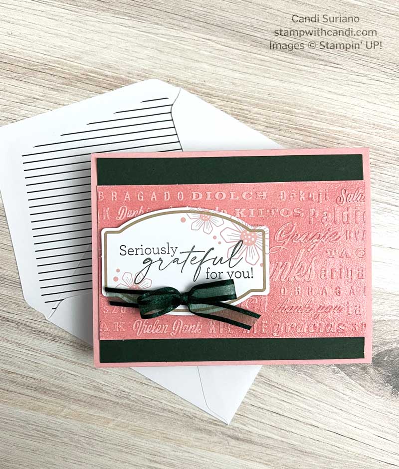 "A Million Thanks Kit Alternate #3, Candi Suriano, Stampin' Up!"