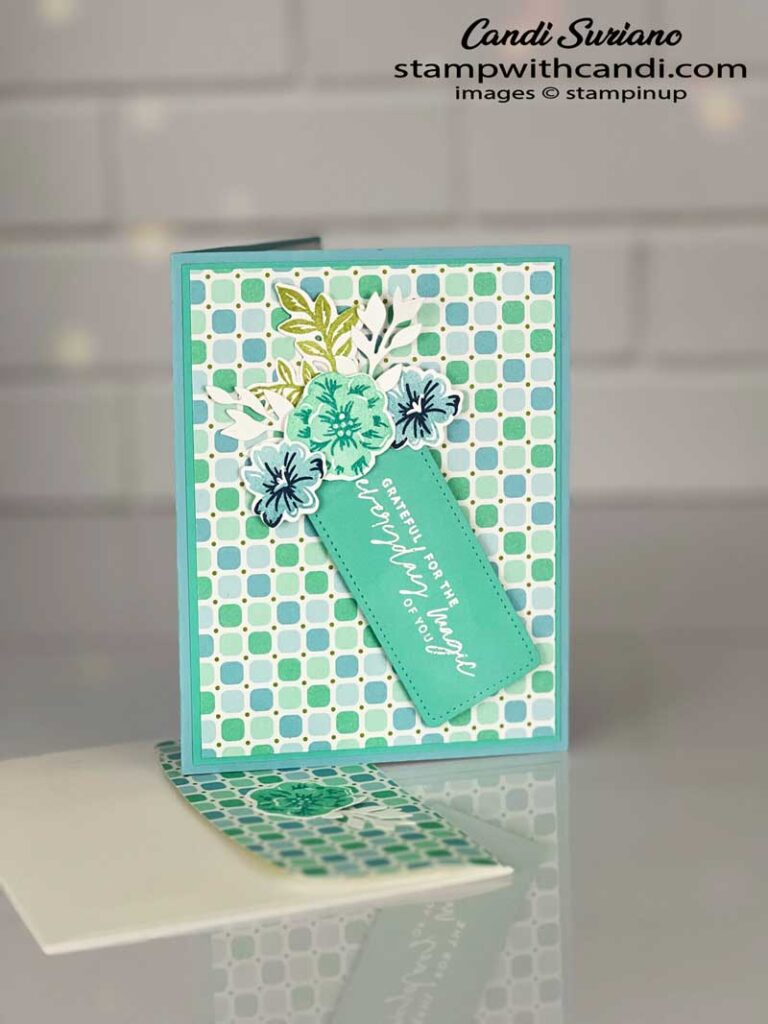 "Two-Tone Flora Gratitude , Candi Suriano, Stampin' Up!"