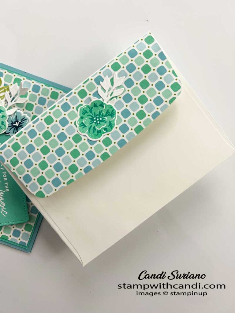 "Two-Tone Flora Gratitude Envelope , Candi Suriano, Stampin' Up!"