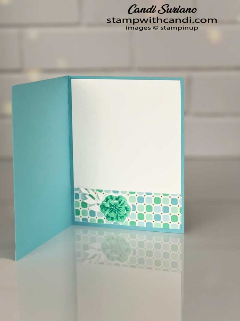 "Two-Tone Flora Gratitude Inside, Candi Suriano, Stampin' Up!"