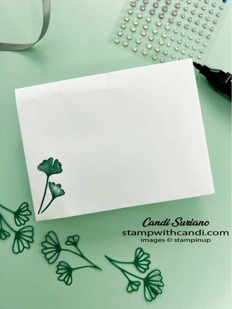 "Ginkgo Branch Envelope, Candi Suriano, Stampin'kUp!"